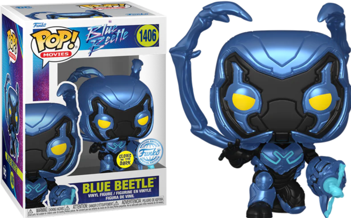 Image du produit Funko POP! Blue Beetle - Blue Beetle Exclusive Phosphorescente
