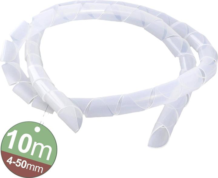 Quadrios 2111C142 Spiralschlauch 4 bis 50 mm Weiss 1 Set