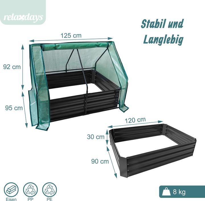 Produktbild Relaxdays Hochbeet