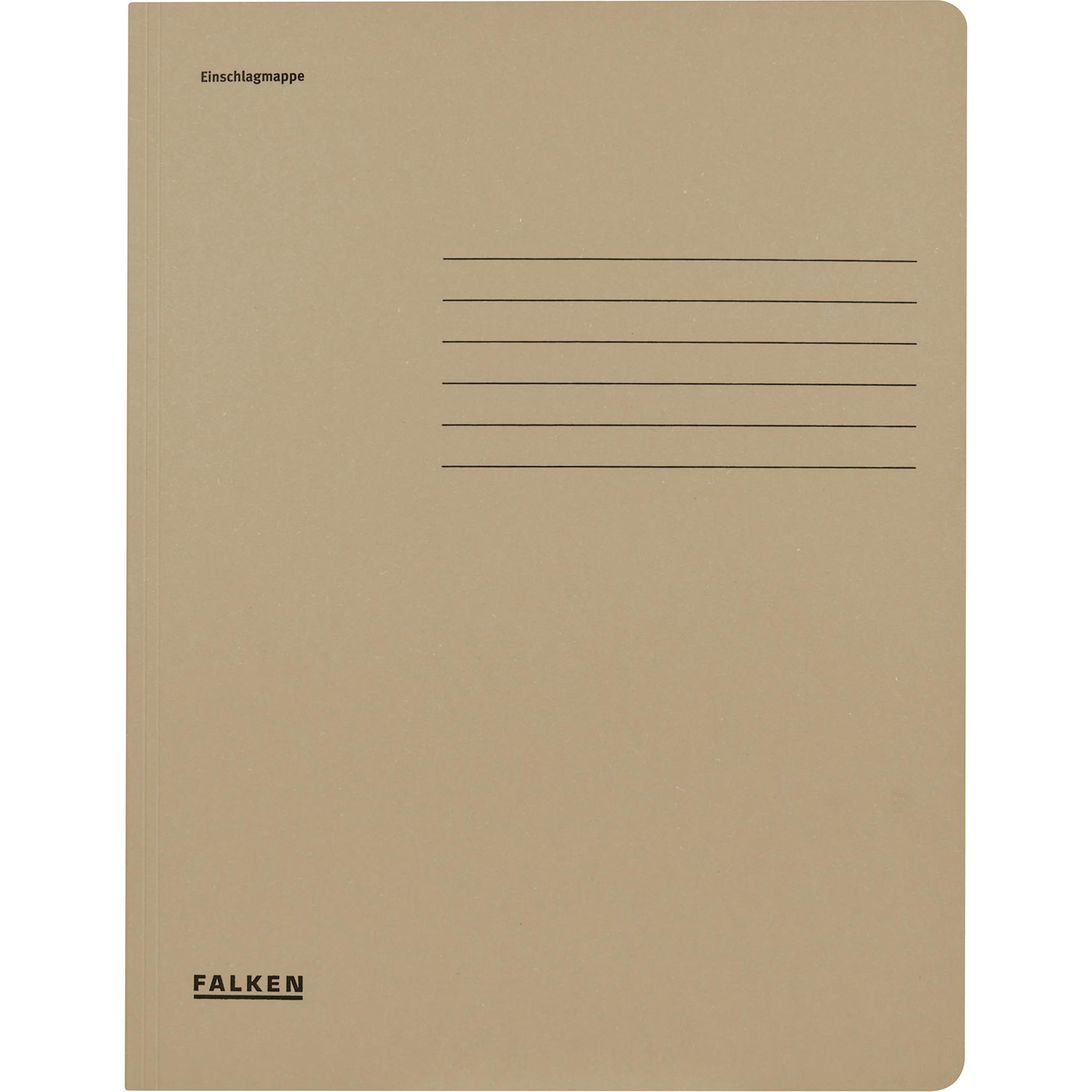 20x Falken, Mappe, Sammelmappe, DIN A4, Einschlagklappen, Manilakarton (A4, 1 x)