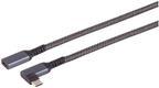 Produktbild Shiverpeaks S/CONN maximum connectivity USB-C Verlängerungskabel, 3.2, 90°, PD, Textil, 0,5m (0.50 m, USB 3.2 Gen 2, 100 W)