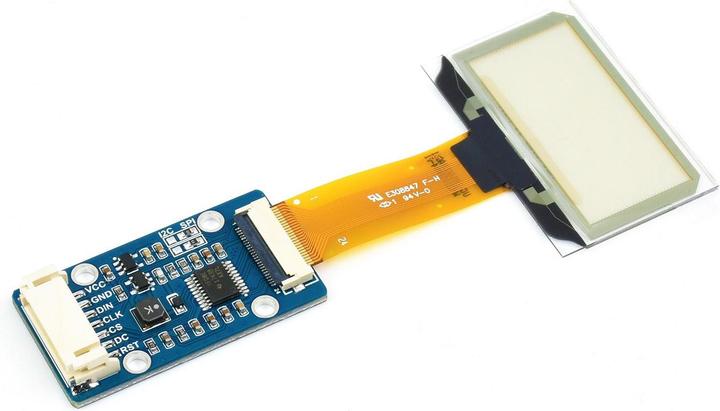 Actual product image WaveShare 1.51inch Transparent OLED Display