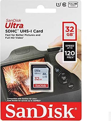 Produktbild SanDisk Ultra (32 GB, SDHC, U1, UHS-I)