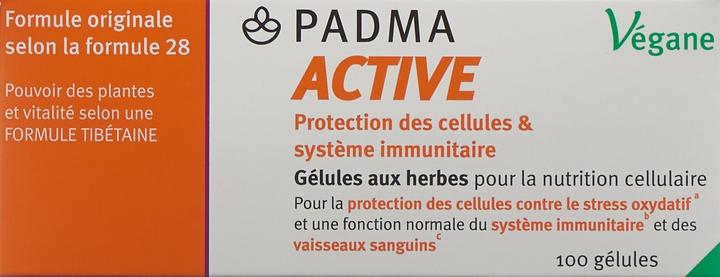 Nährwerte und Zutaten Padma 28 active (100 Stück, Kapseln, 87 g)
