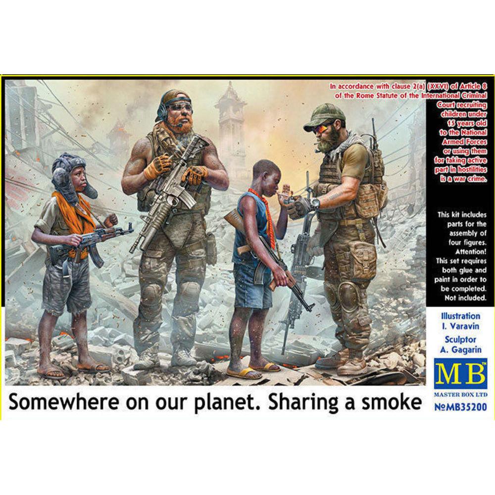Master Box Somewhere on our planet. Sharing a smoke