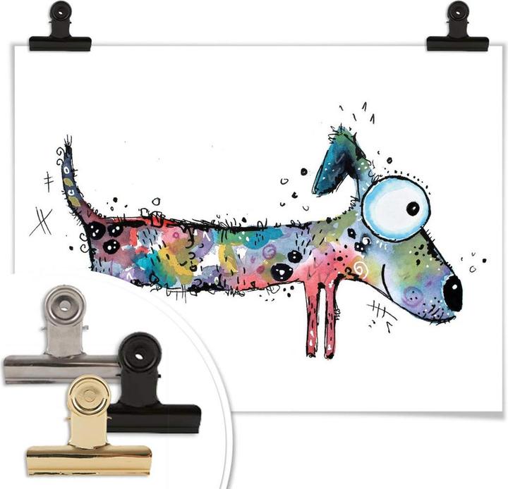 Produktbild Trenddeko Hagenmeyer - Happy Dog (30 x 24 cm)