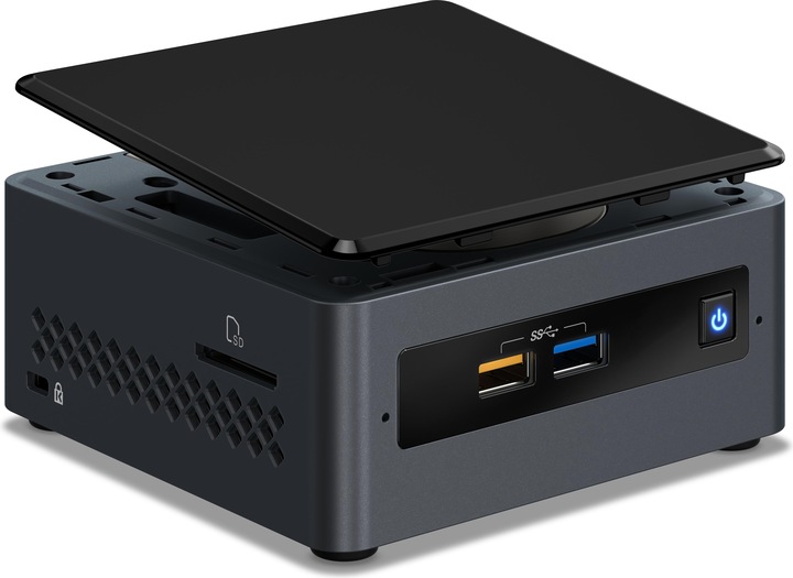 Actual product image Intel NUC NUC7PJYHN without audio codec (Intel Pentium Silver J5005, Intel Pentium Silver J5040)