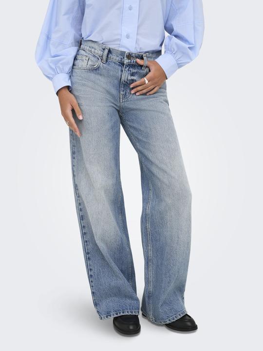 Image du produit Only ONLHOPE Niedrige Taille Weiter Beinschnitt Jeans Jeans mit weitem Bein (W28/L30)