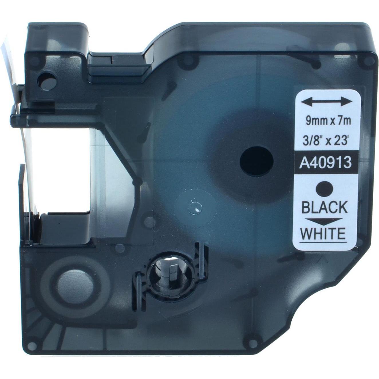 Thumbnail - Dymo, Beschriftungsband, S0720680 Standardband (0.90 cm, Schwarz, Weiss)