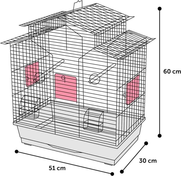 Image du produit Flamingo Cage à oiseaux