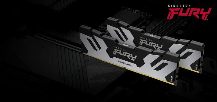 Actual product image Kingston 24GB 8000MT/s DDR5 CL38 DIMM FURY Renegade Silver (1 x 24GB, 8000 MHz, DDR5 RAM, DIMM)