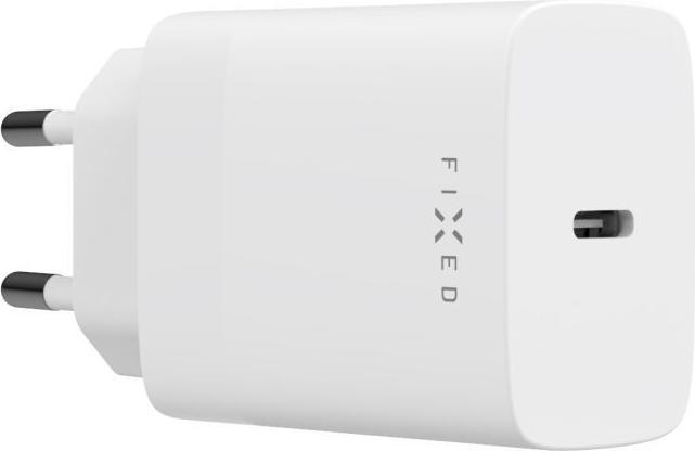 Actual product image Fixed 30W mains charger with USB-C output and PD support white (30 W)