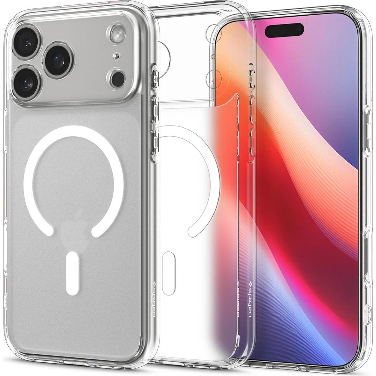 Spigen - Ultra Hybrid MagSafe - iPhone 17 Pro - Frost White (Apple iPhone 17 Pro), Cover smartphone, Bianco