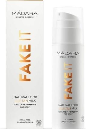 Actual product image Madara Self Tan Milk FAKE IT for Body "Màdara self tanning milk for the body" Light to medium - (Self tanning foam, 150 ml)