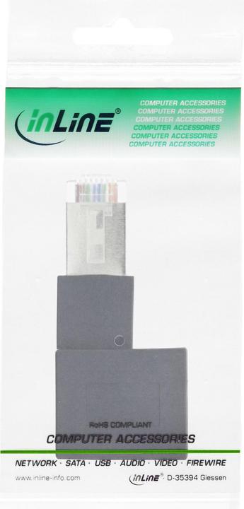 Actual product image InLine RJ45 adapter Cat.6A (Ethernet, RJ45 (1x))