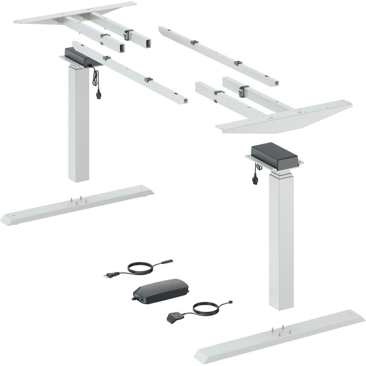 Hettich, Tischbeine + Tischgestell, Steelforce Pro 470 SLS 617-1277 mm wi