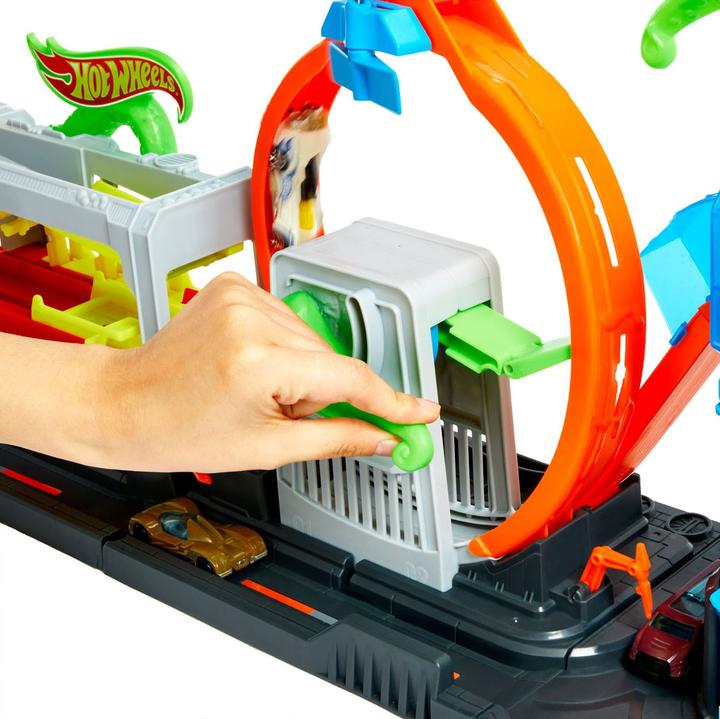 Produktbild Hot Wheels City Color Reveal Ultimative Auto-Waschanlage