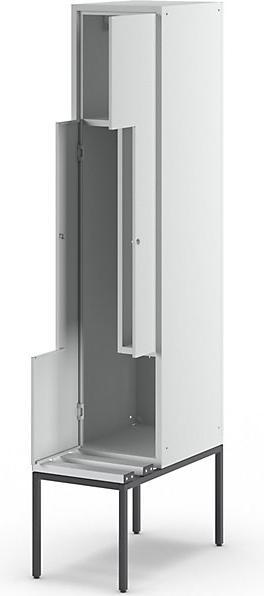 Image du produit Vestiaire Z avec banc (40 cm, 214 cm)