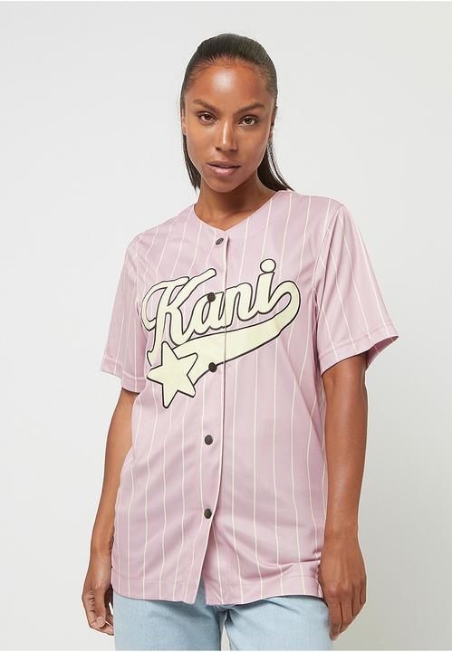 Immagine prodotto Karl Kani Woven Signature Pinstripe Baseballshirt - 201085 (S)