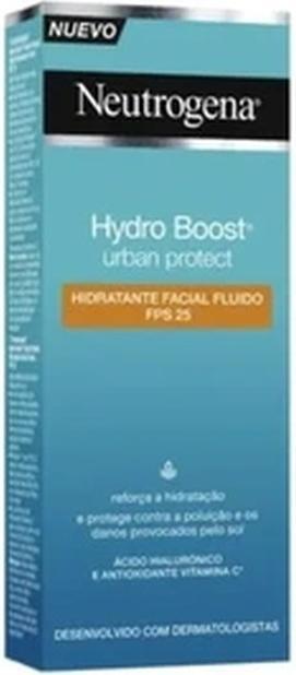 Actual product image Neutrogena Hydro Boost Urban Protect SPF 25 Fluid (Suntan cream, SPF 25, 50 ml)