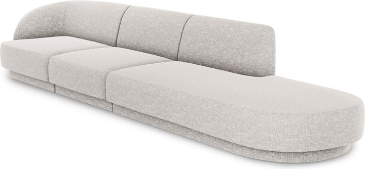 Actual product image Micadoni Right Sofa, "Miley", 4 Seats, 323x90x70Made in Europe (Modular sofa, 4-seater)