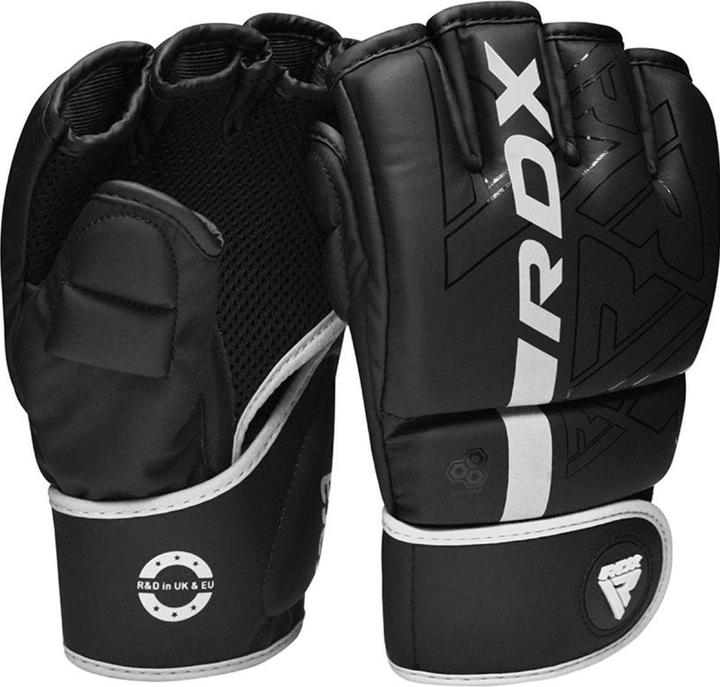 Actual product image Rdx Grappling Gloves F6 Matte White-XL (XL)