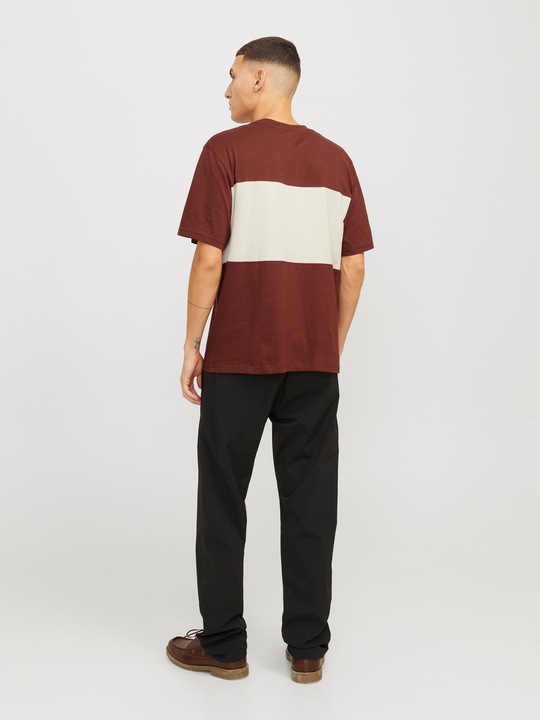 Actual product image Jack & Jones Jorvesterbro Block Tee Ss Crew Styd Aw24 (XL)