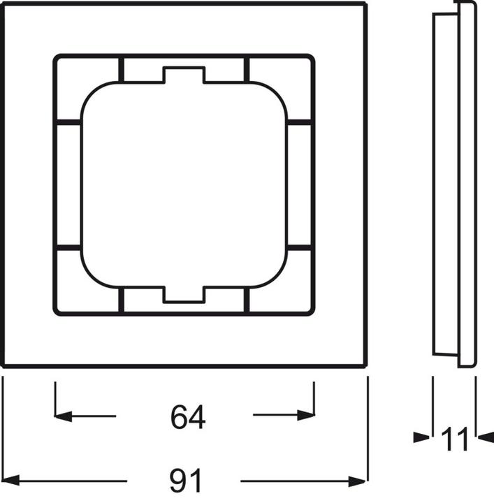 Actual product image Busch-Jaeger Frame