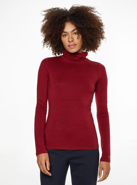 Produktbild Tommy Hilfiger Rollkragenpullover für Damen, schmaler Rollkragenpullover aus weichem Tencel (XS)
