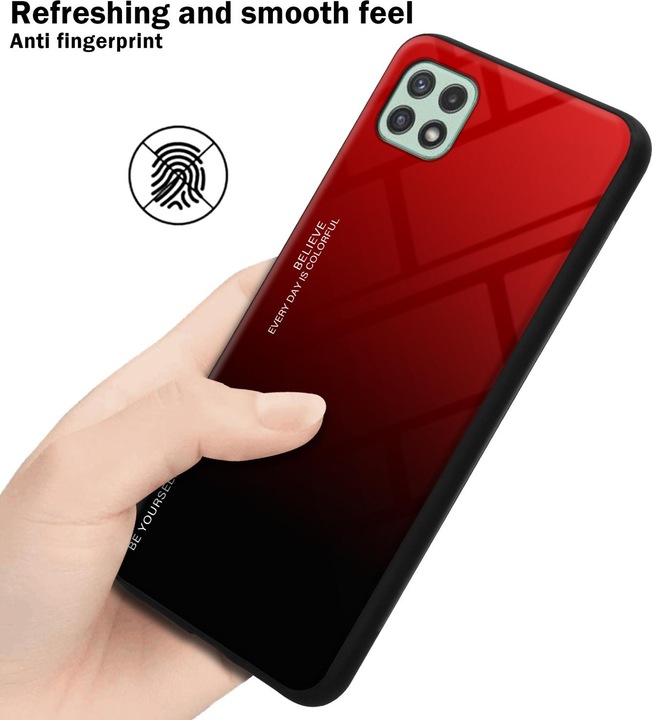 Actual product image Cadorabo TPU 2 colors glass envelope (Samsung Galaxy A22 5G)