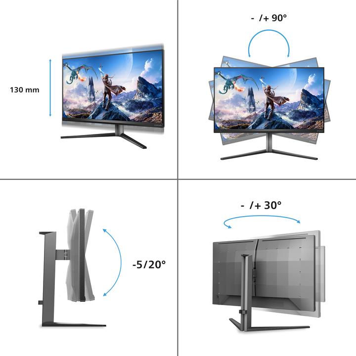 Actual product image Philips Evnia 32M2N6800M (3840 x 2160 Pixels, 31.50")