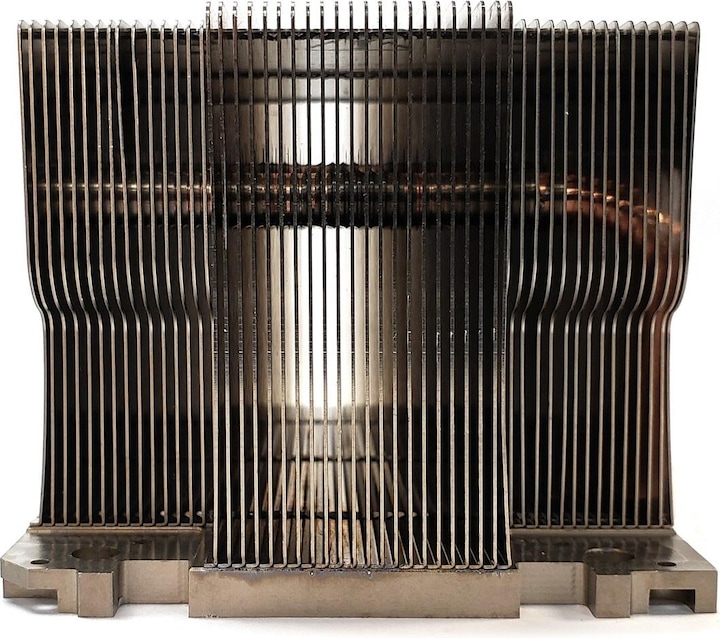 Image du produit Dynatron N2 Intel CPU cooler 2U 4189-4-5 P4-P5 ou P+ Aluminum heatsink and fin stack passive and up