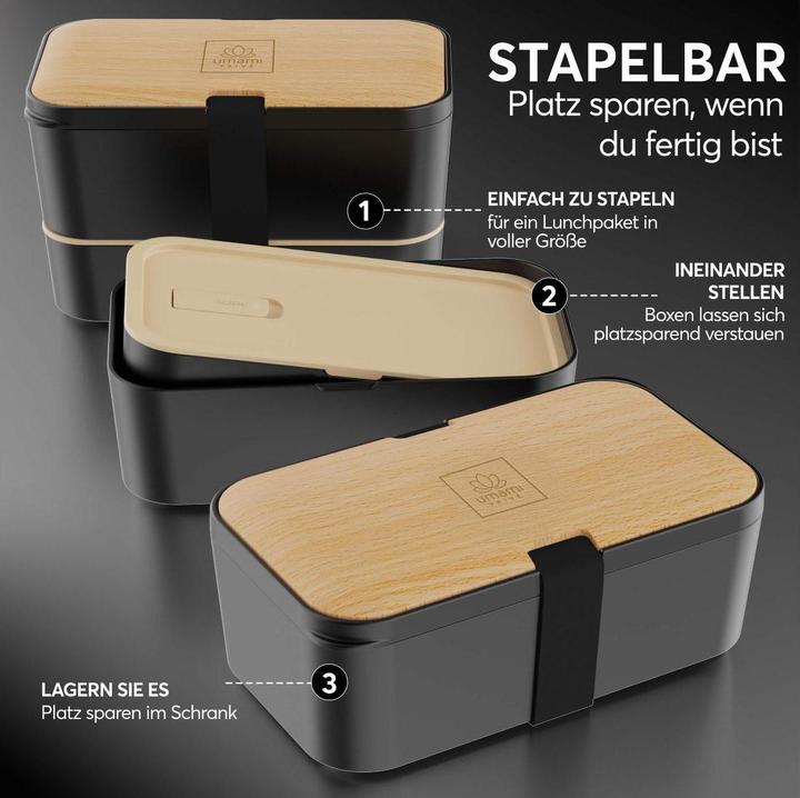 Actual product image Umami Bento Box Nestable L Premium