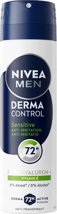 Produktbild NIVEA Men's Deodorant Spray Derma Control Sensitive (Spray, 150 ml)
