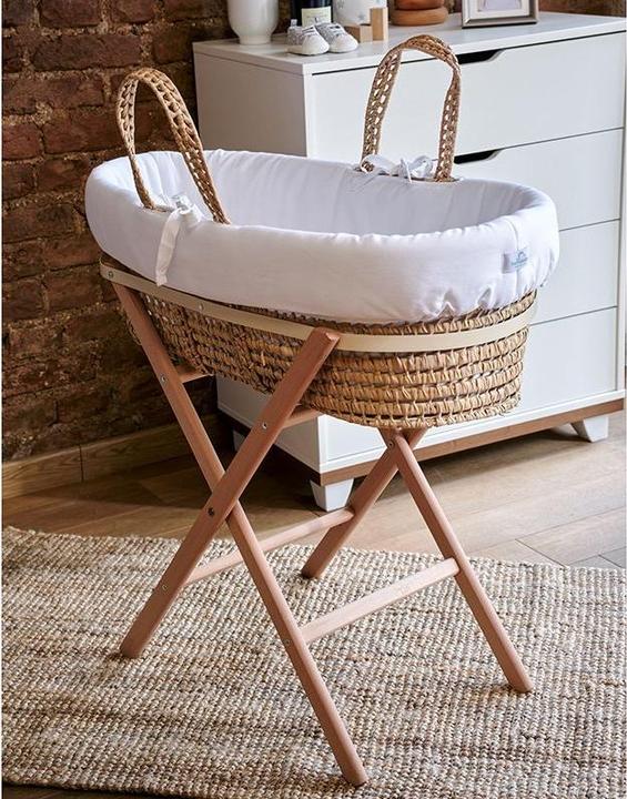 Actual product image Funnababy Moses Basket Set, incl Basket - Basic - White