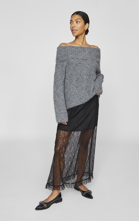 Image du produit Vila Pull en maille sans épaules (XS)