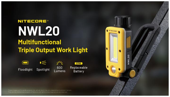 Image du produit Nitecore NWL20 (600 lm)