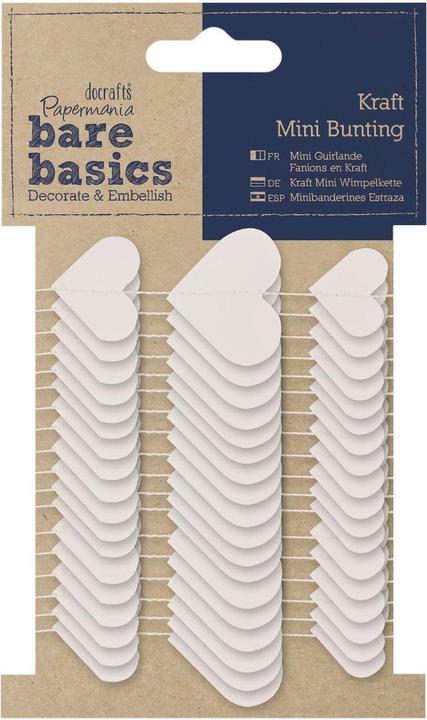 Immagine prodotto Papermania Mini catena di gagliardetti, cuore