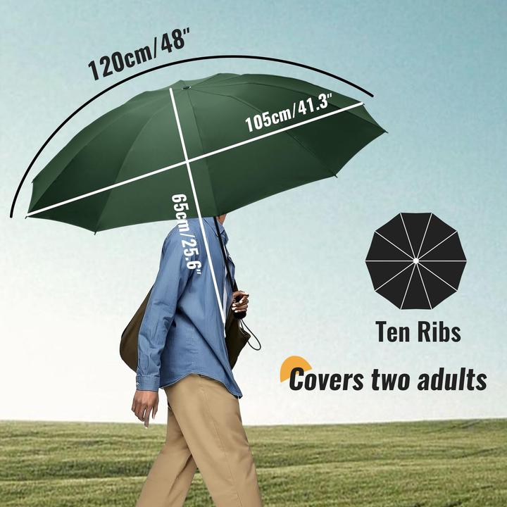 Produktbild Alopini Compact Travel Umbrella Large Stormproof - Inverted folding umbrella, automatischer Taschenschirm