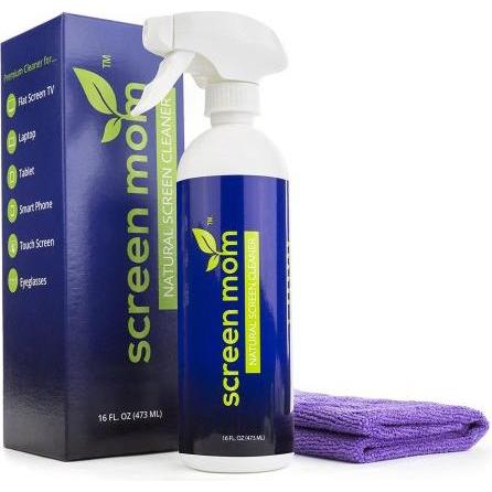IT Dusters, Reinigung PC + Peripherie, Screen Mom Screen Cleaner 470ml+ Microfiber Cloth (1 x)