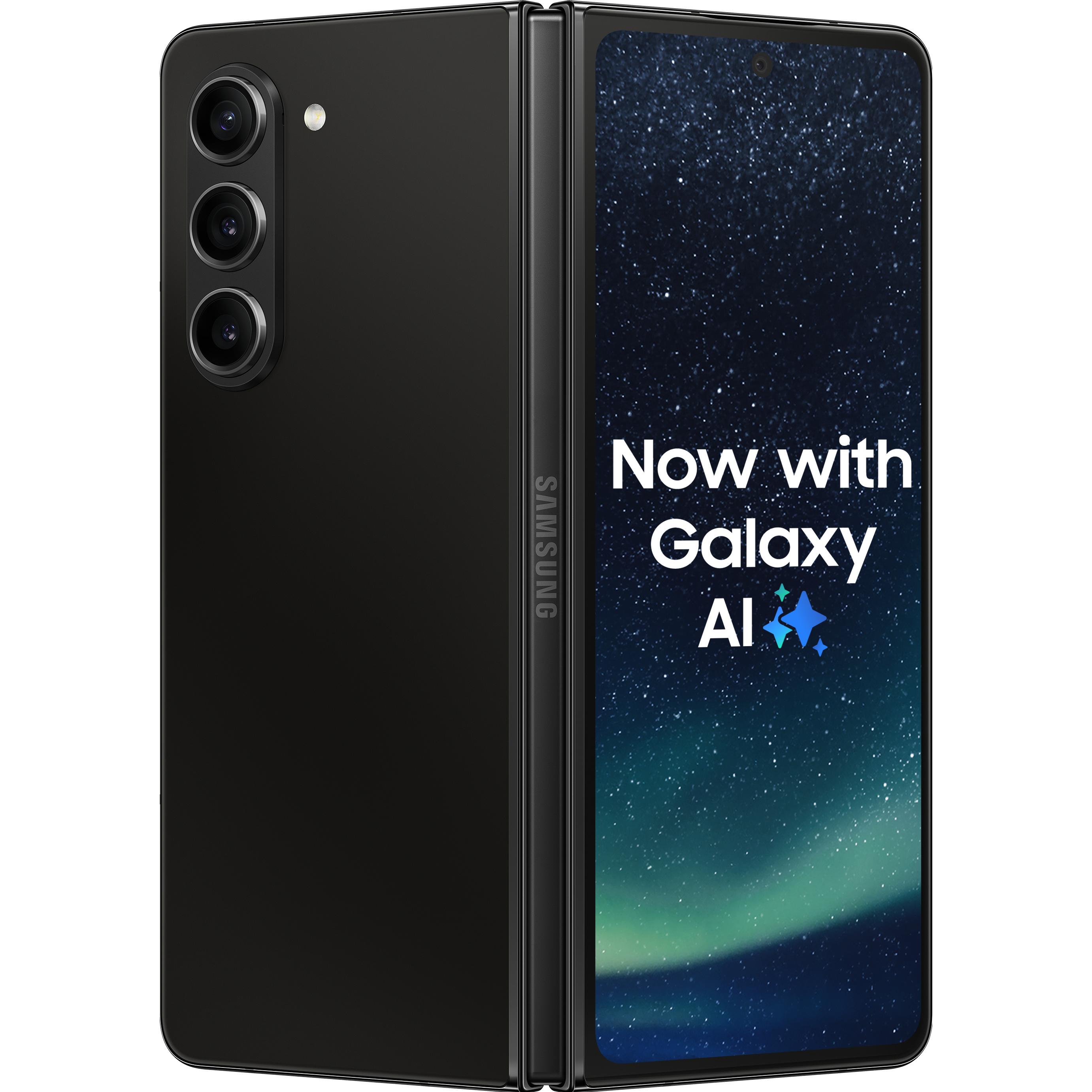 Samsung Galaxy Z Fold5 (1000 GB, Phantom Black, 7.60", Dual SIM, 5G), Smartphone, Schwarz