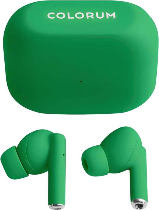 Produktbild Forever COLORUM TWS Bluetooth Kopfhörer CTWS-04 xGreen (Passive Geräuschunterdrückung, 5 h, Kabellos)