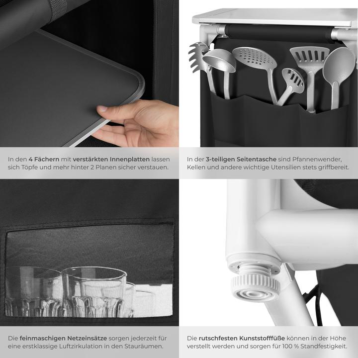 Actual product image tectake Camping kitchen