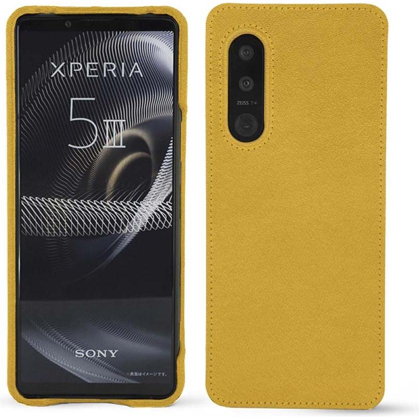 Noreve Lederschutzhülle (Sony Xperia 5 III), Smartphone Hülle, Orange