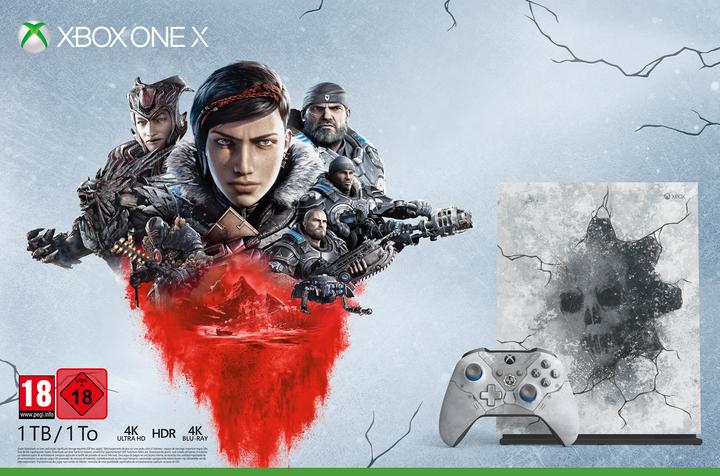 Produktbild Microsoft Xbox One X + Gears 5 Limited Edition (Maracas)