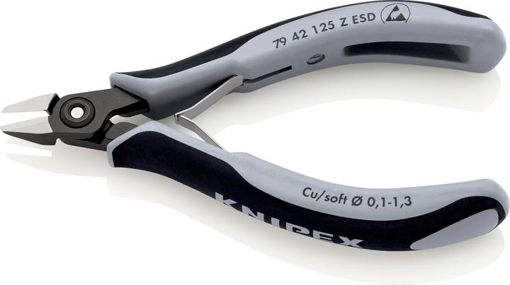 Produktbild Knipex Präzisions-Elektronik-Seitenschneider ESD 79 42 125 Z ESD (125 mm)