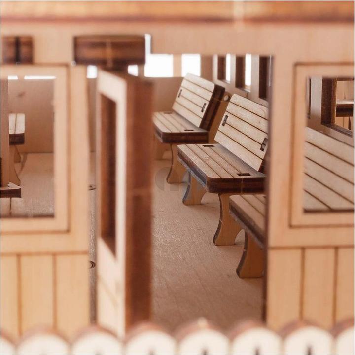 Actual product image Eco Wood Art Paddle steamer "River Princess" - 3D wooden kit