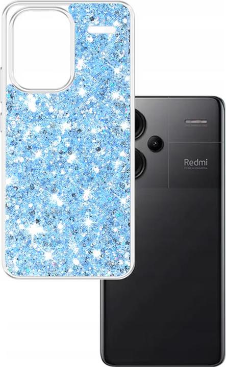 Techsuit Sparkly Glitter Xiaomi Redmi Note 13 Pro+ 5G Blue