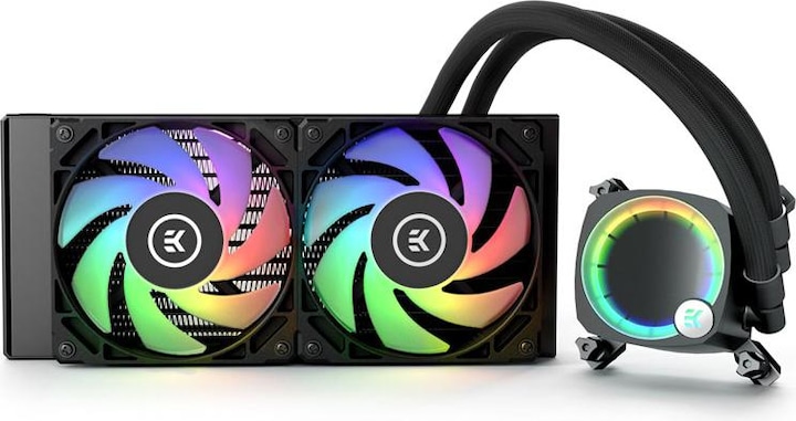 Actual product image EKWB EK-Nucleus AIO CR240 Lux D-RGB Complete Water Cooling System
