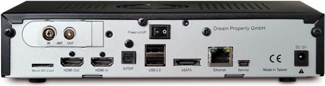 Actual product image Dreambox Dm 820 HD (2x DVB-C/T2 (Twin))